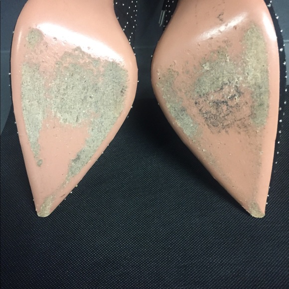 PRE-OWNED AQUAZZURA CHRISTY STUDDED PUMPS SZ 41 - Picture 8 of 11